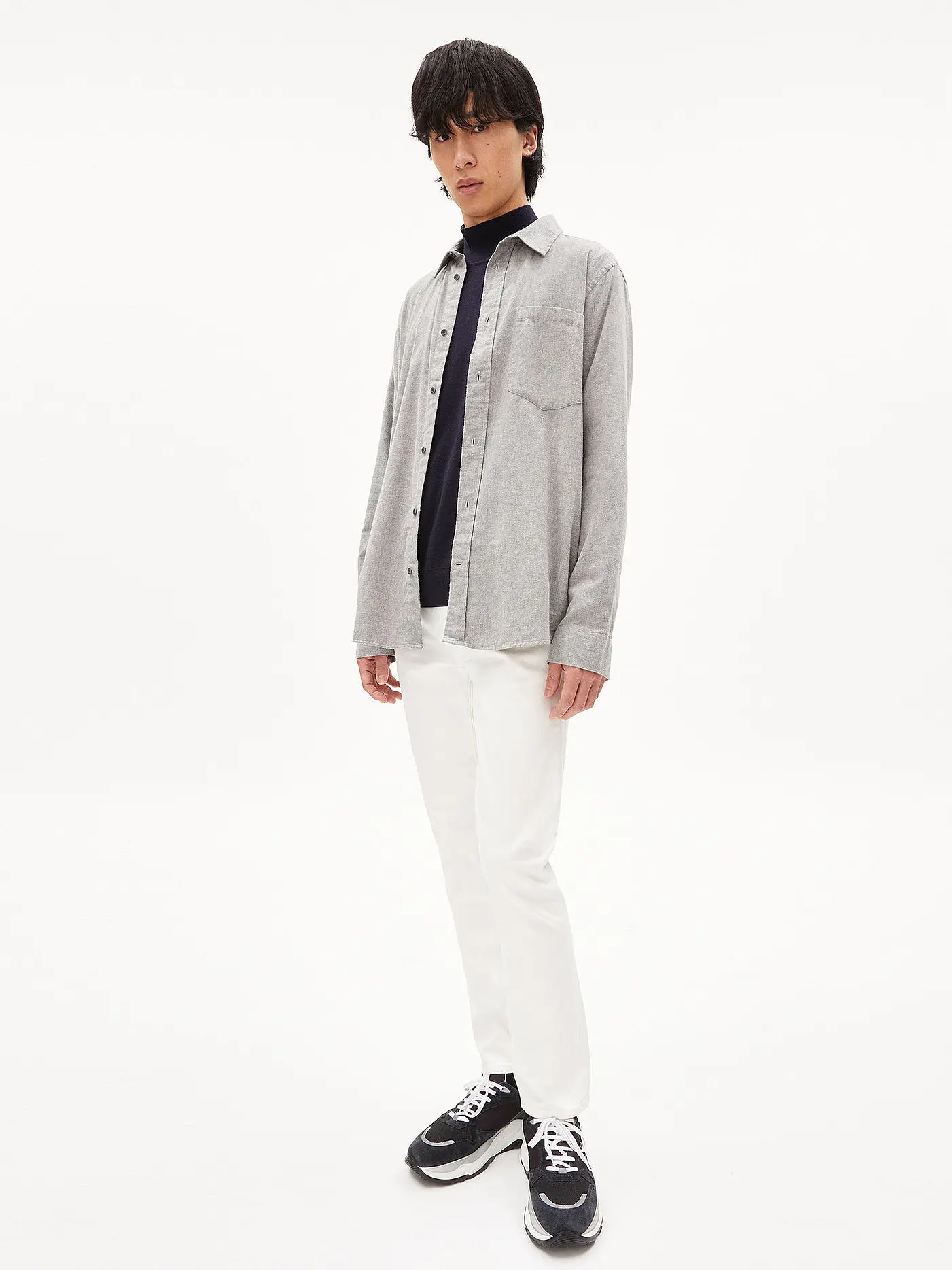 ARMEDANGELS | Hemd Regular Fit BODAA | grau
